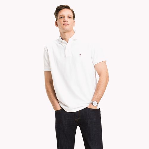 Tommy Camisa Polo Masculina Piquet Regular Fit Manga Curta Lisa