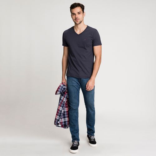 Tommy Camiseta Regular V-Neck Essential