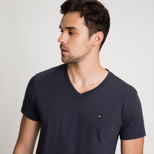 Tommy Camiseta Regular V-Neck Essential