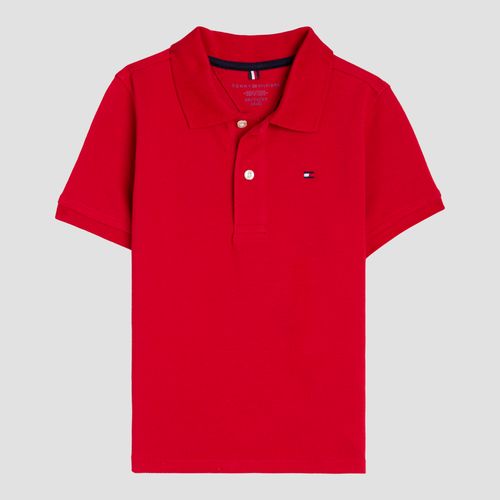 Polo Infantil Tommy Hilfiger Vermelho