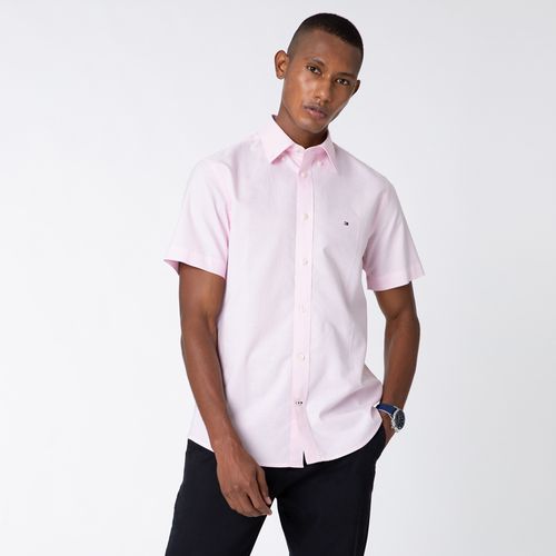 Tommy Hilfiger Camisa Oxford Manga Curta