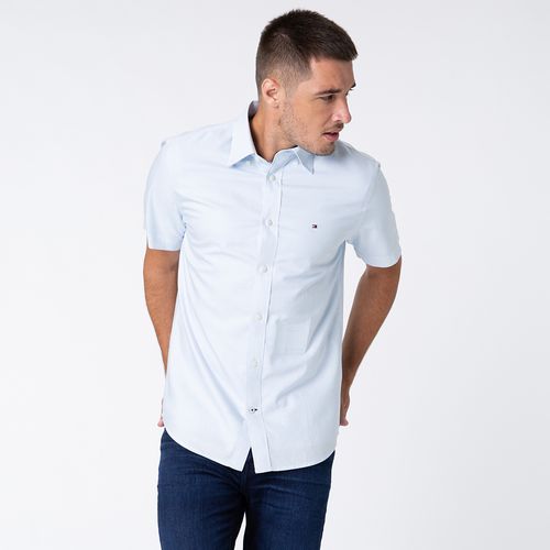 Tommy Hilfiger Camisa Oxford Manga Curta