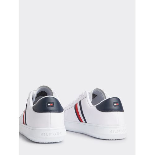 Tommy Tênis  Masculino Couro Faixa Lateral