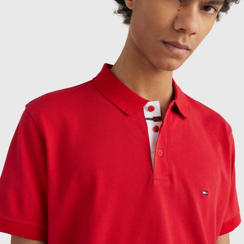 Polo Carcela Contrastante Regular Fit