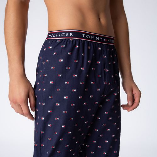 Calça de Pijama Print com Bandeira