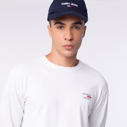 Camiseta Manga Longa Logo Tommy Jeans