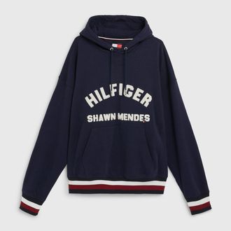 TOMページ Tommy Hilfiger Moletom masculino de manga comprida com zíper e