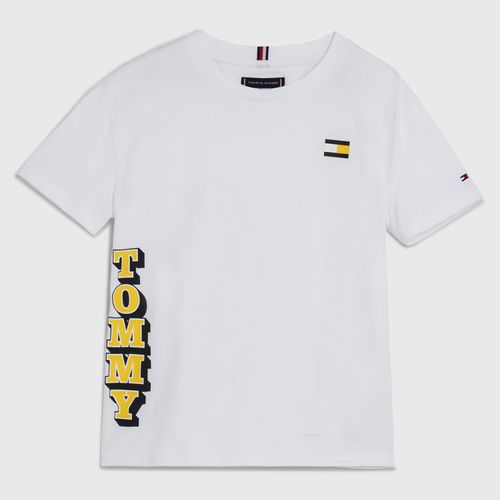 Camiseta Infantil Logo Divertido Tommy Hilfiger