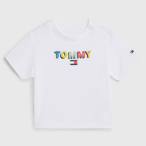 Camiseta Baby Logo Divertido Tommy Hilfiger