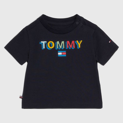 Camiseta Baby Logo Divertido Tommy Hilfiger