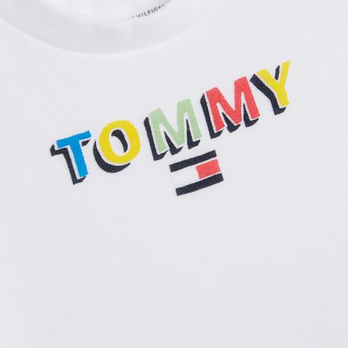 Camiseta Baby Logo Divertido Tommy Hilfiger