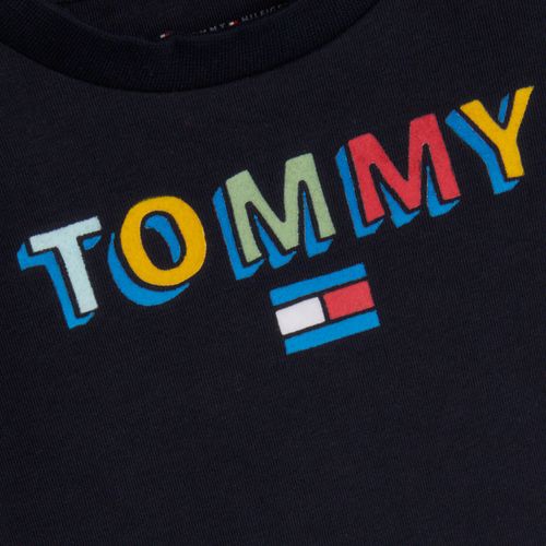 Camiseta Baby Logo Divertido Tommy Hilfiger