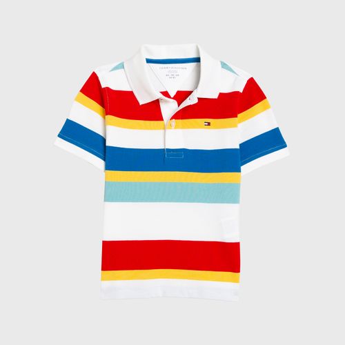 Polo Multi Listrada Infantil Tommy Hilfiger