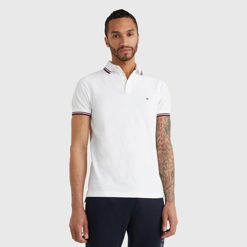 Polo Com Friso Slim Fit