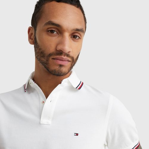 Polo Com Friso Slim Fit