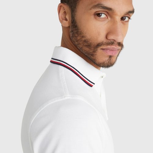 Polo Com Friso Slim Fit