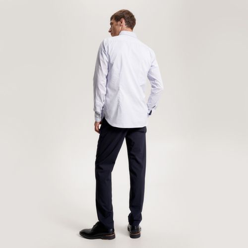 Camisa Estampa Microtraço Slim