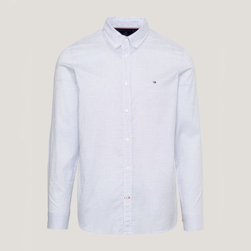 Camisa Estampa Microtraço Slim