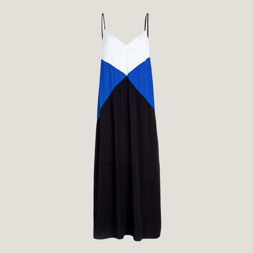 Vestido Midi Argyle Colorblock