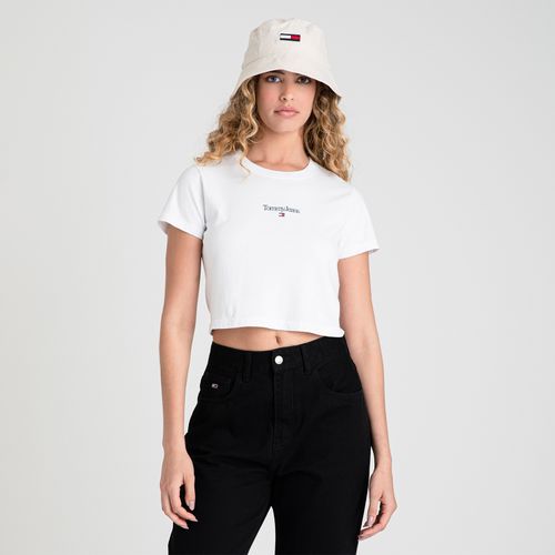 Top Cropped Logo Clássico Tommy Jeans