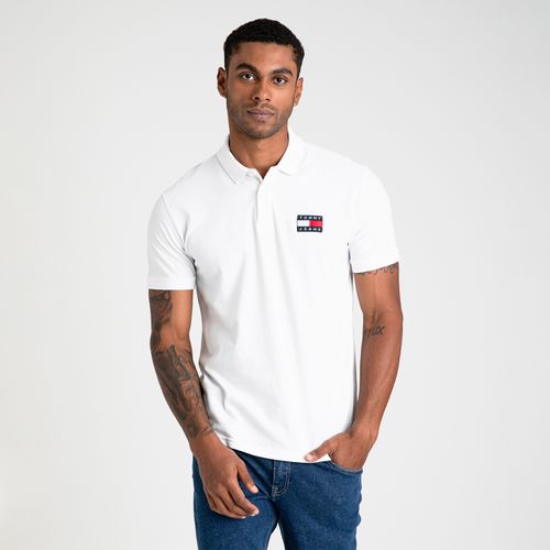 Polo Distintivo Clássico Camurça Tommy Jeans