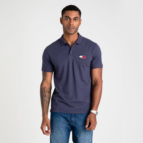 Polo Distintivo Clássico Camurça Tommy Jeans