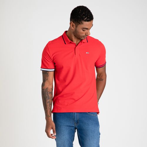 Polo Clássica Punhos Tommy Jeans