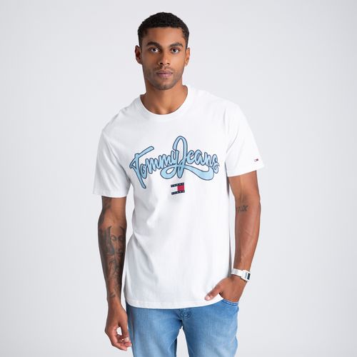 Camiseta Pop Text College Tommy Jeans