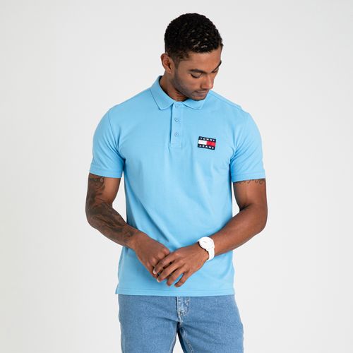 Polo Distintivo Clássico Camurça Tommy Jeans