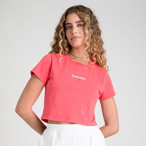 Top Cropped Logo Clássico Tommy Jeans