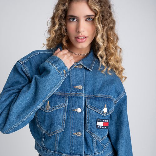 Jaqueta Jeans Bandeira Tommy Jeans