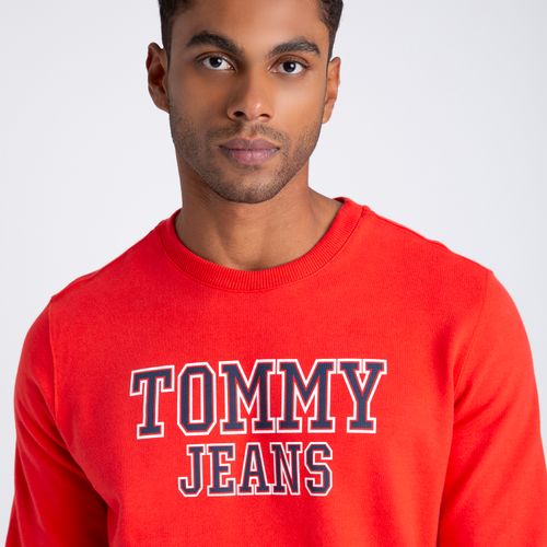 Moletom Estampa College Tommy Jeans