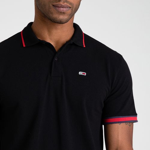 Polo Clássica Punhos Tommy Jeans