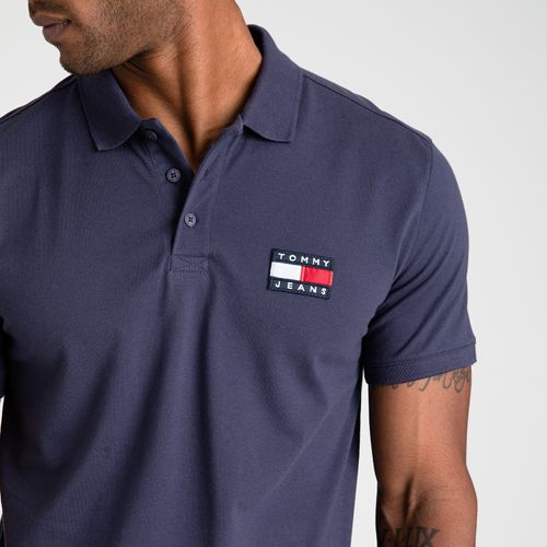 Polo Distintivo Clássico Camurça Tommy Jeans