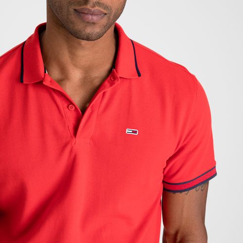 Polo Clássica Punhos Tommy Jeans