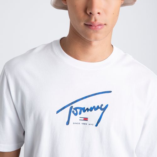 Camiseta Signature Psicodélica Tommy Jeans