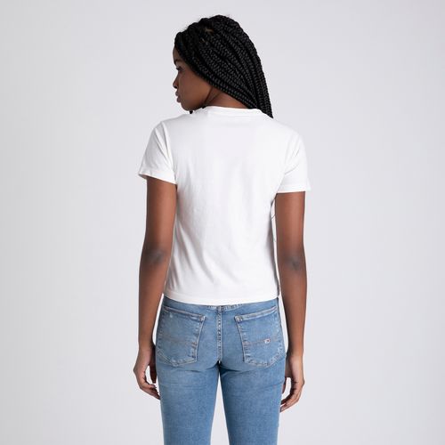 Camiseta Clássica Logo Script Tommy Jeans