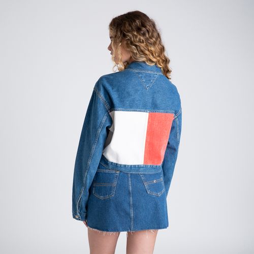 Jaqueta Jeans Bandeira Tommy Jeans