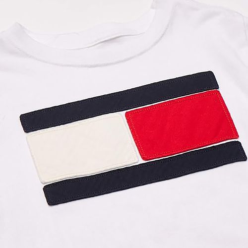 Camiseta Infantil Bandeira Tommy Hilfiger