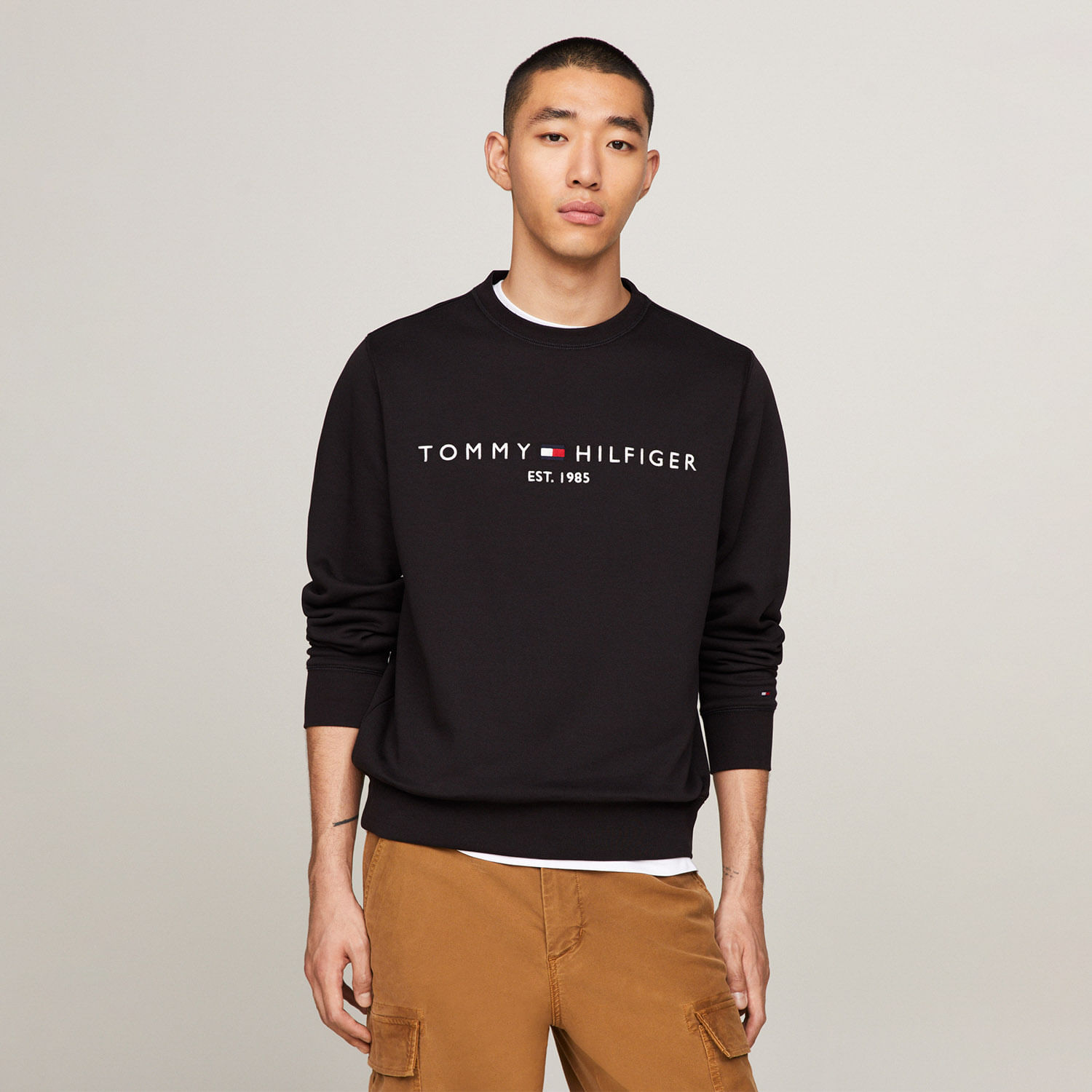 Moletom Logo Clássico Gola C | Tommy Hilfiger