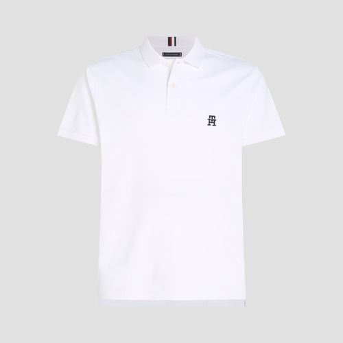 Polo Monograma Th Bordado Regular Fit