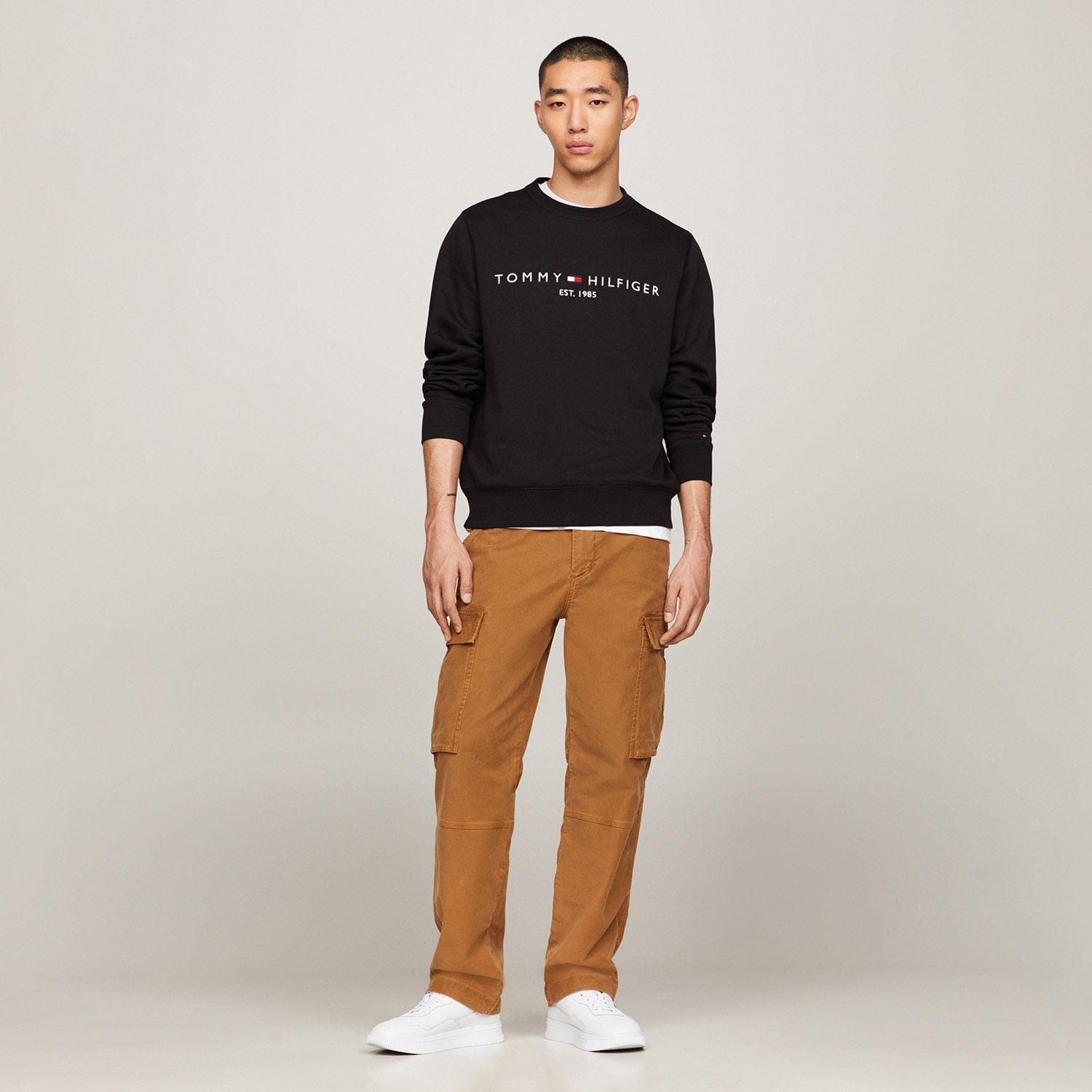 Moletom Logo Clássico Gola C | Tommy Hilfiger