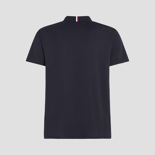 Polo Monograma Th Bordado Regular Fit