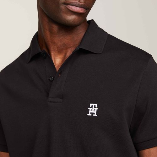 Polo Monograma Th Bordado Regular Fit