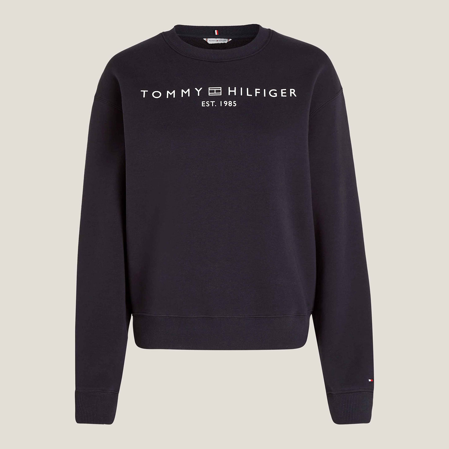 TOMページ Tommy Hilfiger Moletom masculino de manga comprida com zíper e