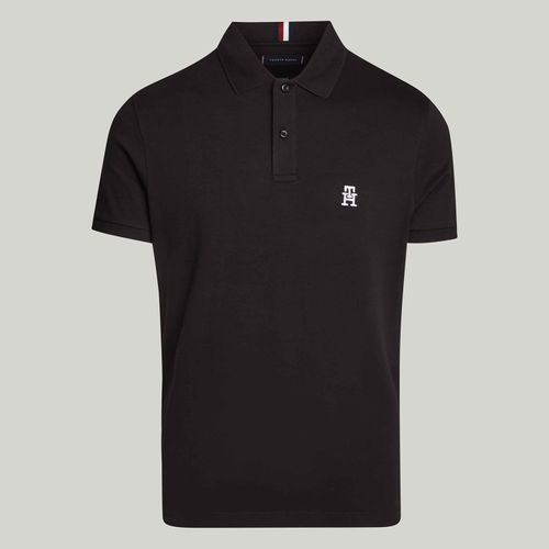 Polo Monograma Th Bordado Regular Fit