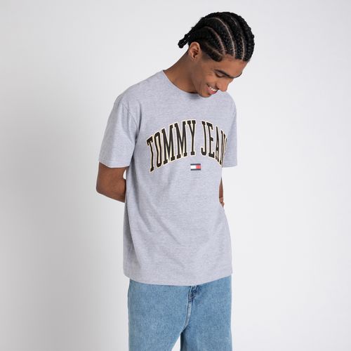 Camiseta Logo Varsity Dourado Tommy Jeans