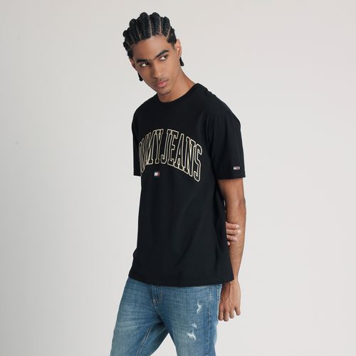 Camiseta Logo Varsity Dourado Tommy Jeans