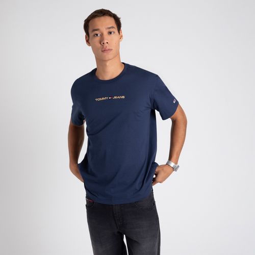 Camiseta Logo Dourado Tommy Jeans