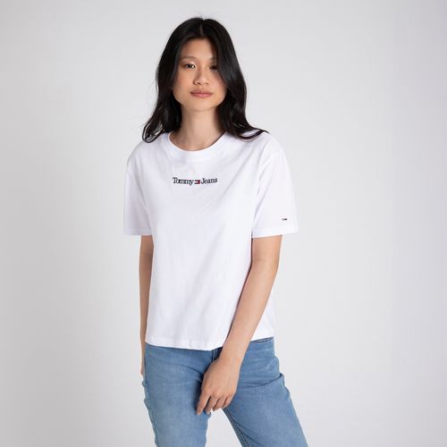 Camiseta Logo Linear Clássico Tommy Jeans